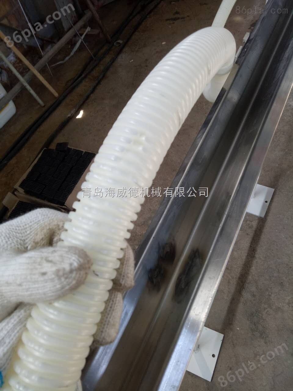 海威德制造PVC单壁波纹管设备
