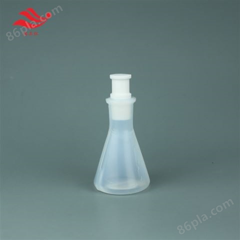 石油化工PFA三角烧瓶250ml耐HF透明反应瓶