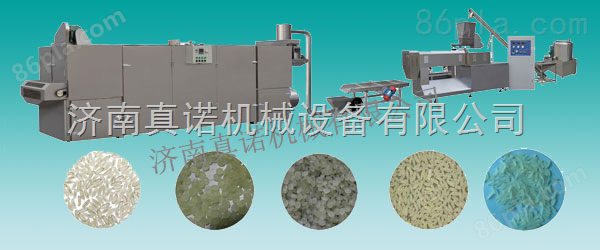 强化大米生产线 食品膨化机 双螺杆挤压机
